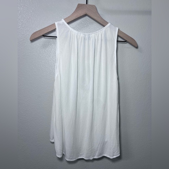 Show Me Your Mumu Womens Sleeveless Blouse White Lace Size XS Tassel - Picture 5 of 6